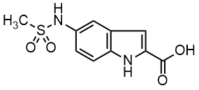 5-甲磺酰氨基吲哚-2-甲酸